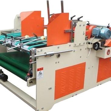 China Semi Automatic Food Box Folder Gluer For Side Gluing Machine Price for sale