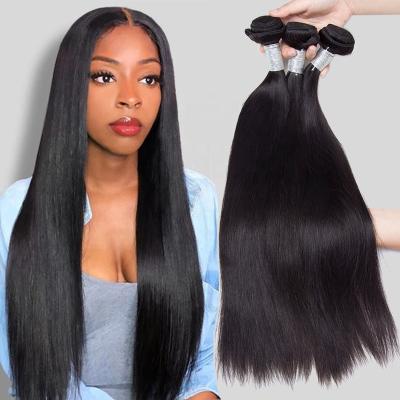 China Hot Sale Straight Raw Virgin Brazilian Hair Bundle Cuticle Aligned Unprocessed Human Hair Bundles From Indian Hair Vendor for sale