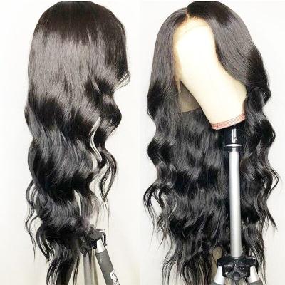 China Wholesale 360 ​​Curly Curly Lace Front Wig Pre Plucked With Baby Hair Brazilian Remy Body Wave Lace Front Human Hair Wigs For Women for sale