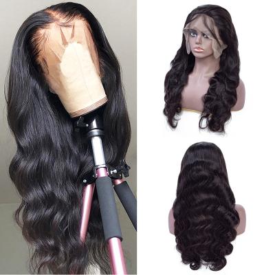 China Factory Wholesale 150% Density Body Wave Virgin Indian Remy Human Hair Lace Front Wig Body Wave Henan for sale