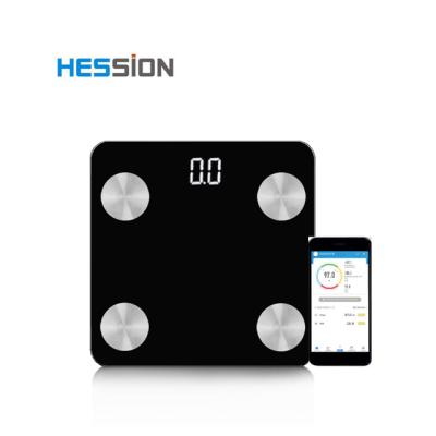 China Bathroom Scales Hession Body Fat Scale Personal Weighing Digital Glass for sale