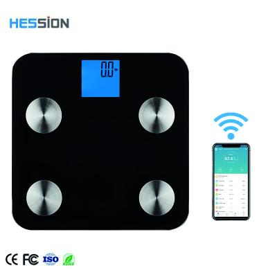 China Professional Electronic Bathroom Scales OEM BMI BMI Blue Tooth App Personal Digital Body Fat Weighing Smart Scale for sale