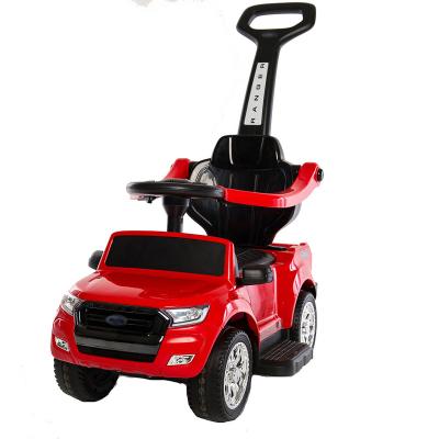 China Ride On Four Wheel Baby Walker Ride Toy Child Scooter Toddler Toy Ride On Car With Push Bar Balance Bike for sale