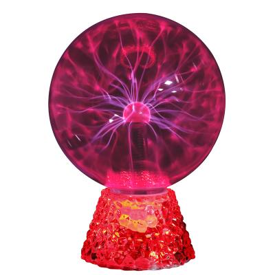 China High Output LED Lights TIANHUA BRAND Different Size Color Changing Glass Ball 8 Inch Plasma Light For Holiday Decoration for sale