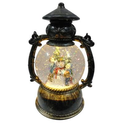 China Modern Design Customized Led Portable Bedroom Table Night Light Flickering Christmas Lantern Decorative Lamp for sale