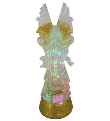 China Christmas Decoration 12 Year Factory Battery Operated Twinkle RGB Color Changing LED Christmas Angel Lights for sale