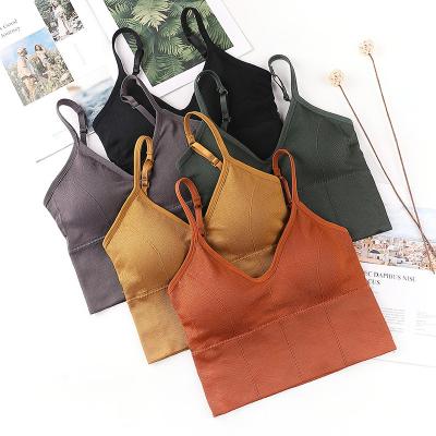 China UOKIN Breathable Free Back Wrapped Bra Tube Ladies Camisoles Lady Vest Women Seamless Beauty U Chest Girl Sports Wire Bra Protector for sale