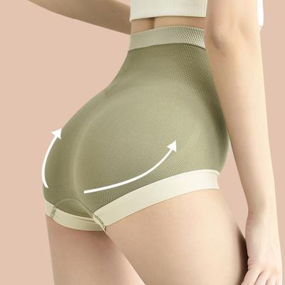 China New Design High Waist Hip-Lift Hip-Lift Crotch Bottom Graphene Ladies Waist Breathable Hot Selling Seamless Briefs for sale