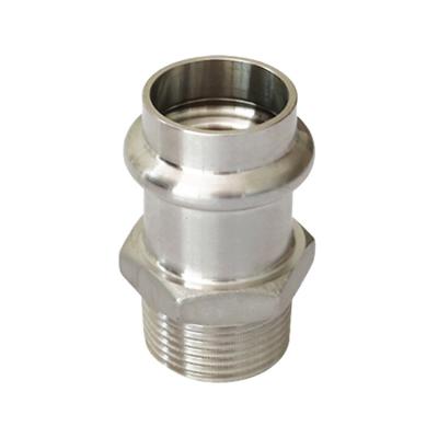 China High Durability Stainless Steel Pipe Fitting Male To Female Adapter NPT To Bsp Threading Adapter for sale