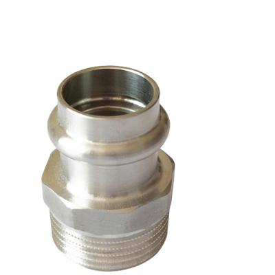 China Drinking Water Customized Hydraulic Pipe Fitting Stainless Steel Pipe Fittings for sale