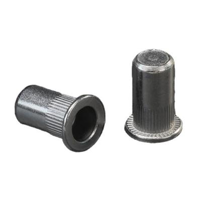 China China wholesale heavy industry inserts flat head rivet nut low price aluminum knurled nut for sale