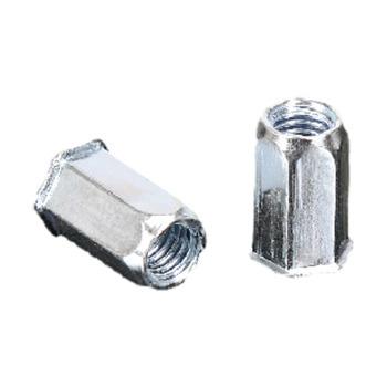 China Heavy Industry Steel Head Rivet Nut Polished Hex Body Rivet Widely Applicable Reduced Nut Widely for sale