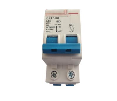 China SPK Dz47 Mcb Circuit Breaker Switch Differential Mcb Switch For Switching On 4500/6000A for sale