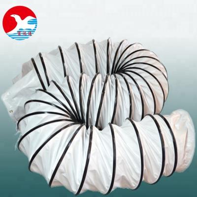 China Heat Resistant Flexible PVC Ship Repair Shipbuilding Tunneling Mining Air Duct for sale