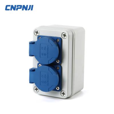 China Beautiful appearance and strong performance IP65 weatherproof wall mount socket adjustable enclosure junction box for sale