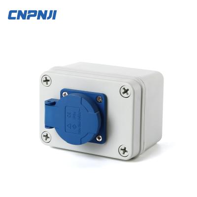 China Beautiful appearance and strong performance socket cover industrial electrical desktop distribution box CNPNJI for sale