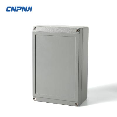 China Beautiful appearance and strong performance CNPNJI 180*140*55mm waterproof aluminum IP67 box with 4 screws and 2 brackets for sale