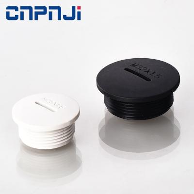 China Factory Directly PG16 M16 M20 M32 Nylon Screw Plug Cable Gland Waterproof Nylon Termination Blind Plug for sale