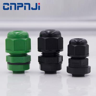 China Environmental Friendly Mini Power Cord Cable Fitting M32 Connectors Waterproof Power Cord Nylon Cable Gland With Insert for sale