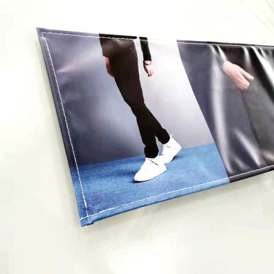 China Frameless Soft Film Light Box Backlit Soft Film Banner for sale