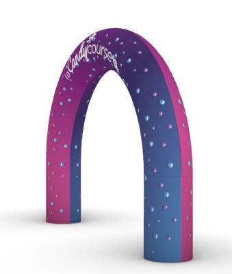 China Good Vinyl Quality Reinforced Vinyl Racing Inflatable Advertising Pass Arch Inflatables for sale