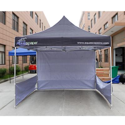 China Outdoor Use Aluminum Alloy Customized Roof Printing 3x3 Aluminum Trade Show Tent for sale