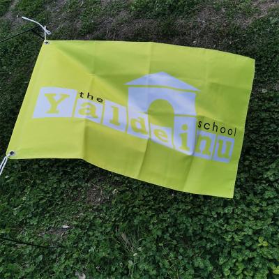 China Healthcare Institutes Supplier Custom Polyester Advertising Indoor Outdoor Blank Double Sided Sublimation Flags for sale