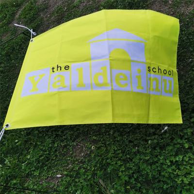 China Healthcare Institutes Durable Sublimation Polyester Printing Flag Indoor Outdoor Double Sided For Advertising for sale