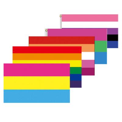 China Fade Progress 3x5 Ft Progress 3x5 Ft Waterproof Waterproof Custom Lgbt Transgender Gay Bisexual Gay Pride Flag Lgbt Rainbow for sale