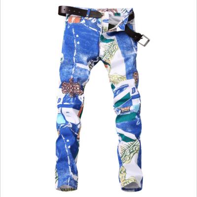 China Wholesale QUICK DRY Cotton Men Pants 2021 Printed Casual Loose Pants Scribble Trousers for sale