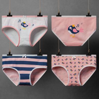 China QUICK DRY Ready to Ship in Running Ware Cotton Children Kid Cartoon Printing Cute Girl Pink Underwear for sale