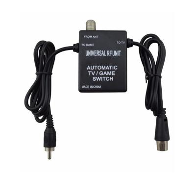 China Universal RF Unit TV Auto Game Switch for SNESes for SEGA Genesis 3 in 1 Universal RF Unit Adapter Cable TV Game Auto Switch Cable for sale