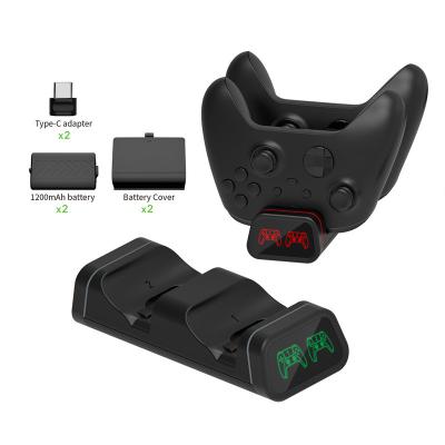 China For XBOXes X Series S X Charger TYX-0625 For XBOXes X Series Charger Dock With Battery Pack Battery Cover Adapter For XBOXes X Series Dual Charger Dock for sale