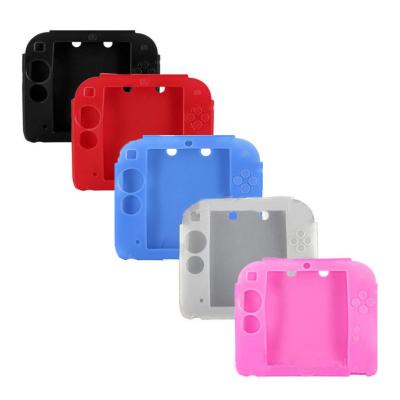 China Silicone Case Cover For 2DS Silicone Case For Nintend 2DS Skin Cover Device Anti-drop Ultra Thin Rubber Case for sale