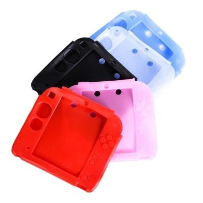 China For 2DS Gamepad Case For 2DS Shell Case Skin Cover Soft Shell For Nintend 2DS Silicone Rubber for sale