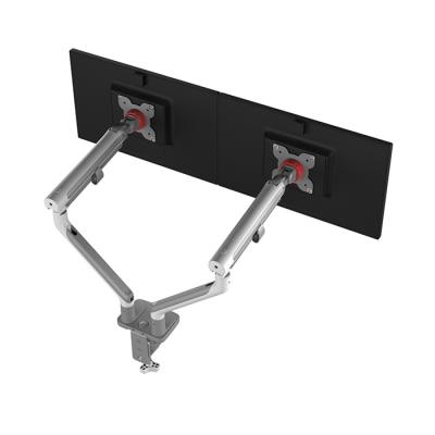 China Human Aluminum+Steel+Plastic Promotional Good Quality Popular Product Table Aluminum Desktop Monitor Riser Stand for sale