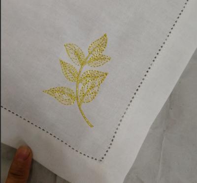 China Reusable High Quality Cheap Linen Cotton Cloth Towels Embroidery For Different Needs Customized for sale