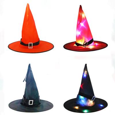 China Funny Cosplay Costume Accessories Toy Fun Halloween Party Props Kids Hats Led Lights Witch Hats Tails Costume Gifts Boys Girls for sale