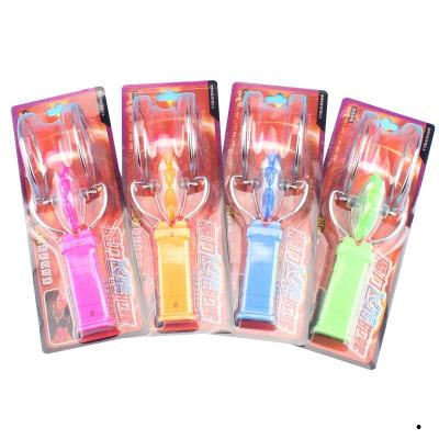 China Toy Kids Magic Moving Person Model Glowing Spinner Spinning DIY Gyro Puzzles Colorful Luminous Gyro Compass Toys for sale