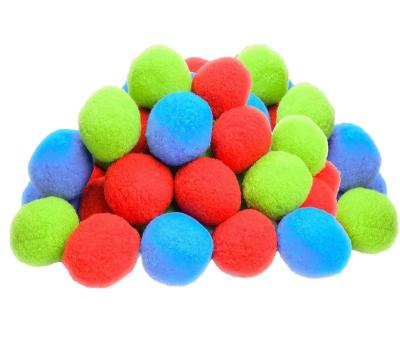 China Small Kids Summer Water Soaker Balls Fight Sandblasters Outdoor Reusable Water Balloons Games Toys Sets Pack of 50 (3 Color Mixed) for sale