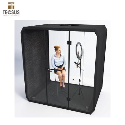 China Modular Silent Acoustic Desk Soundproof Assembling Pod for sale