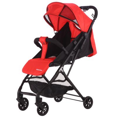 China Lightweight Portable Compact Fold Baby Canvas Pram for sale