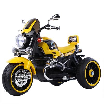 China Ride On Toy Red, White And Blue Color Plastic Kid Electric Motorcycle Toy Car For 5-9 Years Old Kids for sale