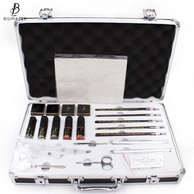 China Eyebrow Pigment Permanent Makeup Microblading Kit with No Color Movement for sale