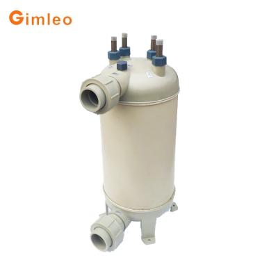 China PPR Shell Water-to-water Titanium Heat Exchanger For Heat Pump for sale