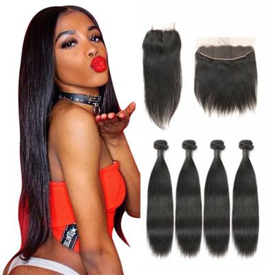 China Soft High Back 13X4 Virgin Straight Hair Ear To Ear Transparent Swiss Lace Headband Brazilian Hair HD Lace Headbands for sale