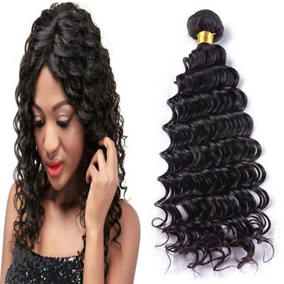 China Unprocessed Remy Brazilian Virgin Deep Wave Hair Extensions , Cheap Cuticle Aligned Deep Wave Hair Vendors From China for sale