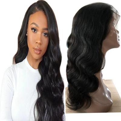 China Wholesale 100% Soft Cuticle Aligned Virgin Brazilian Body Wave Hair Lace Front Wigs For Black Women for sale