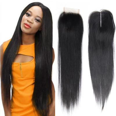 China Silky Straight Wave Newly Launched 4x4 5x5 2x6 Swiss Lace Closure Virgin Brazilian Hair, Unprocessed Real Hair Closure and Bundles for sale