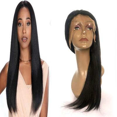 China Silky Straight Wave 10A Grade Elegant Indian Lace Front Wig, Natural Cheap Real Virgin Indian Straight Human Hair Color Lace Wigs For Black Women for sale